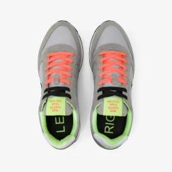 Online Sneaker Tom Fluo in nylon e suede grigio chiaro Uomo Scarpe|Uomo