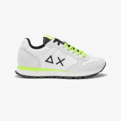 Discount Sneaker Tom Fluo in nylon e suede verde militare Uomo Scarpe|Uomo