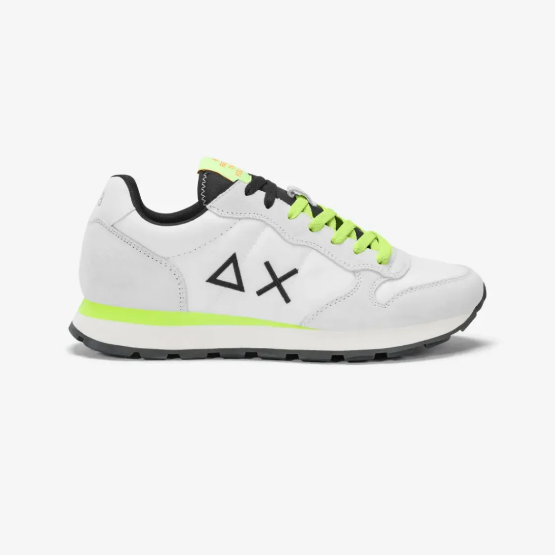 Discount Sneaker Tom Fluo in nylon e suede verde militare Uomo Scarpe|Uomo