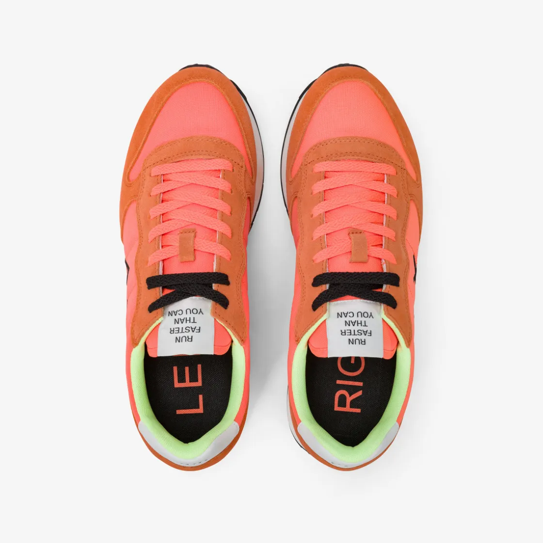 Hot Sneaker Tom in nylon e suede arancio fluo Uomo Scarpe|Uomo