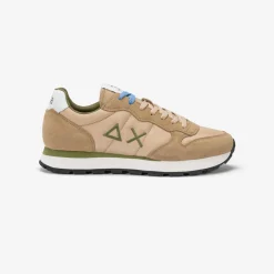 Clearance Sneaker Tom in nylon e suede beige Uomo Scarpe|Uomo