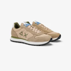 Clearance Sneaker Tom in nylon e suede beige Uomo Scarpe|Uomo