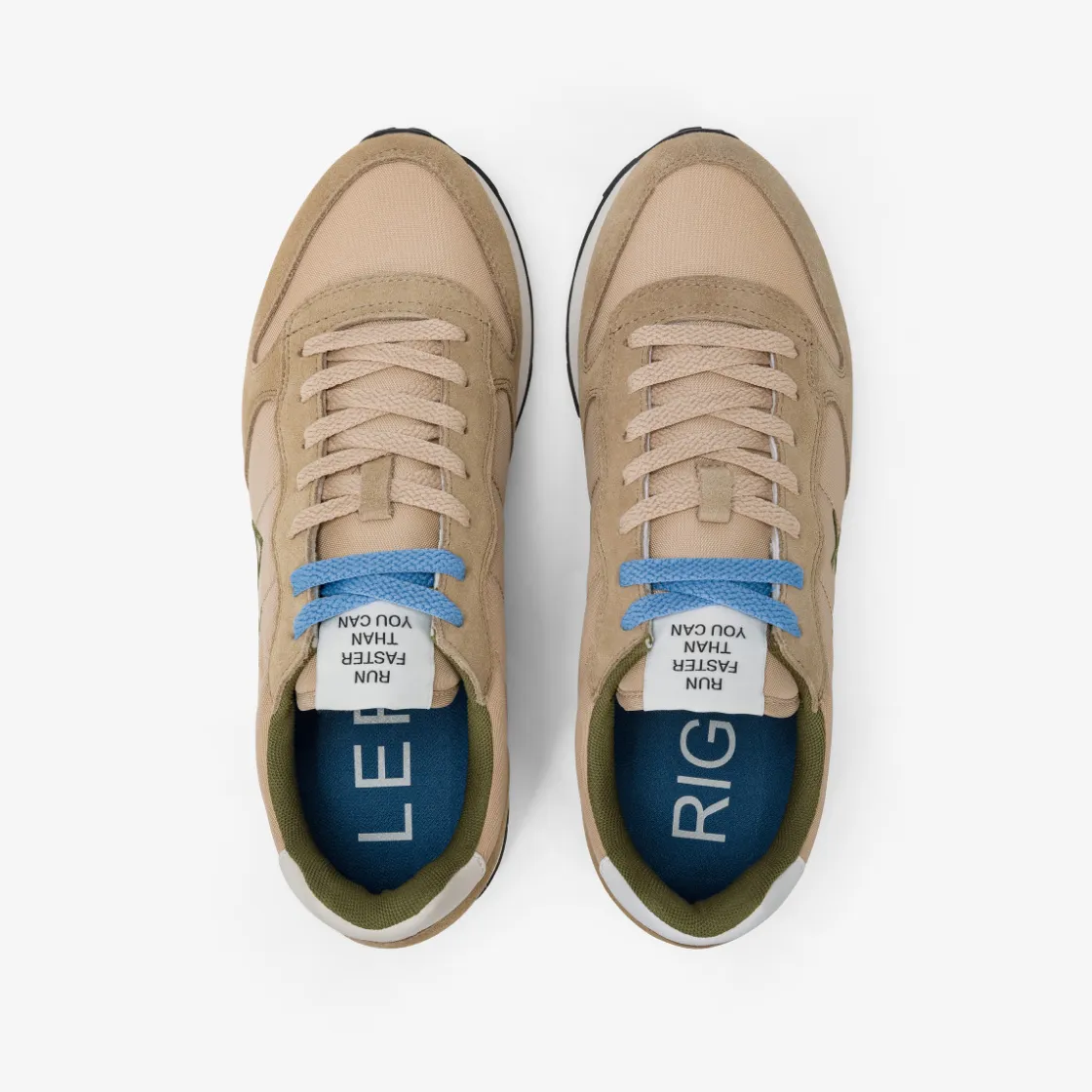 Clearance Sneaker Tom in nylon e suede beige Uomo Scarpe|Uomo