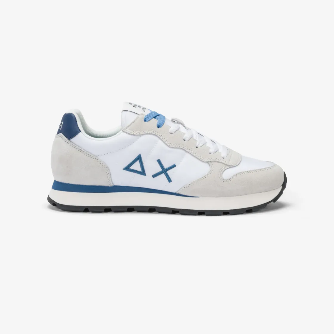 Outlet Sneaker Tom in nylon e suede bianco Uomo Scarpe|Uomo