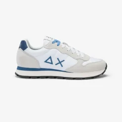 Clearance Sneaker Tom in nylon e suede blu royal Uomo Uomo