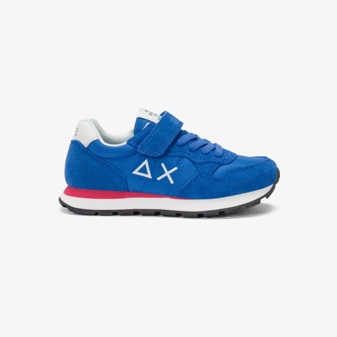 Hot Sneaker Tom in nylon e suede blu royal Bambino Scarpe|Bambino