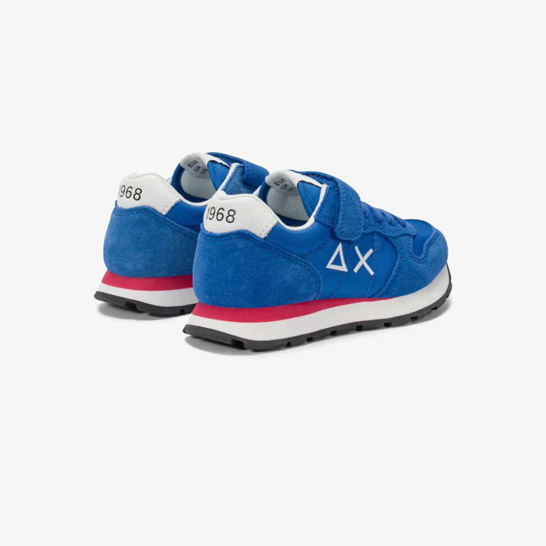 Hot Sneaker Tom in nylon e suede blu royal Bambino Scarpe|Bambino