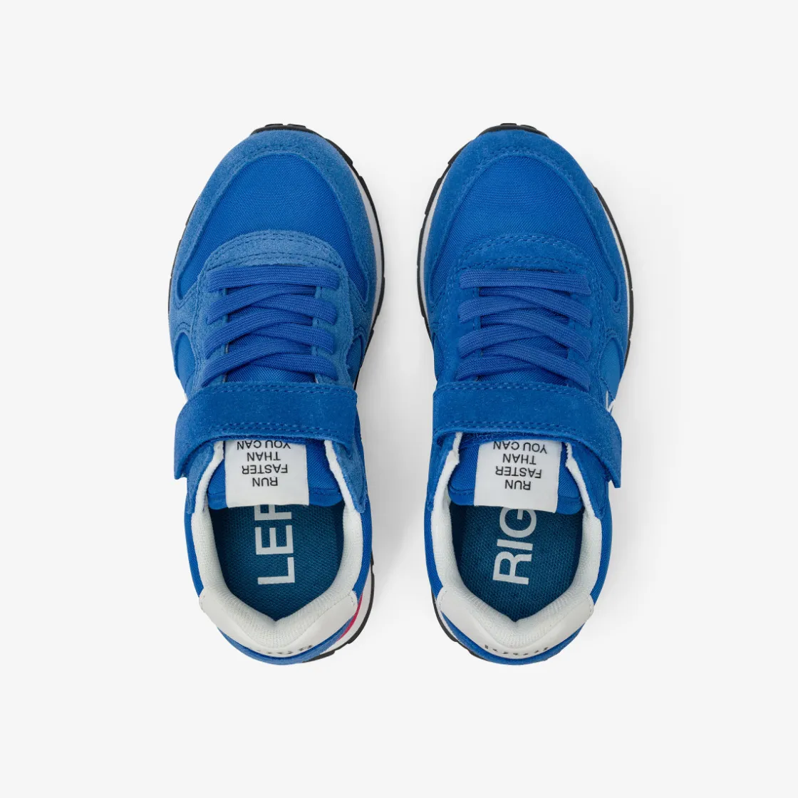 Hot Sneaker Tom in nylon e suede blu royal Bambino Scarpe|Bambino