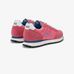 Clearance Sneaker Tom in nylon e suede geranio Uomo Scarpe|Uomo
