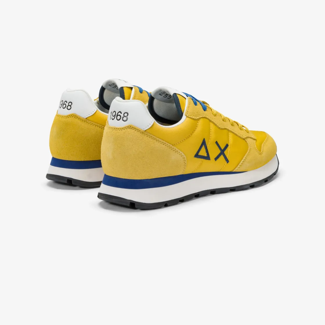 Online Sneaker Tom in nylon e suede giallo Uomo Scarpe|Uomo
