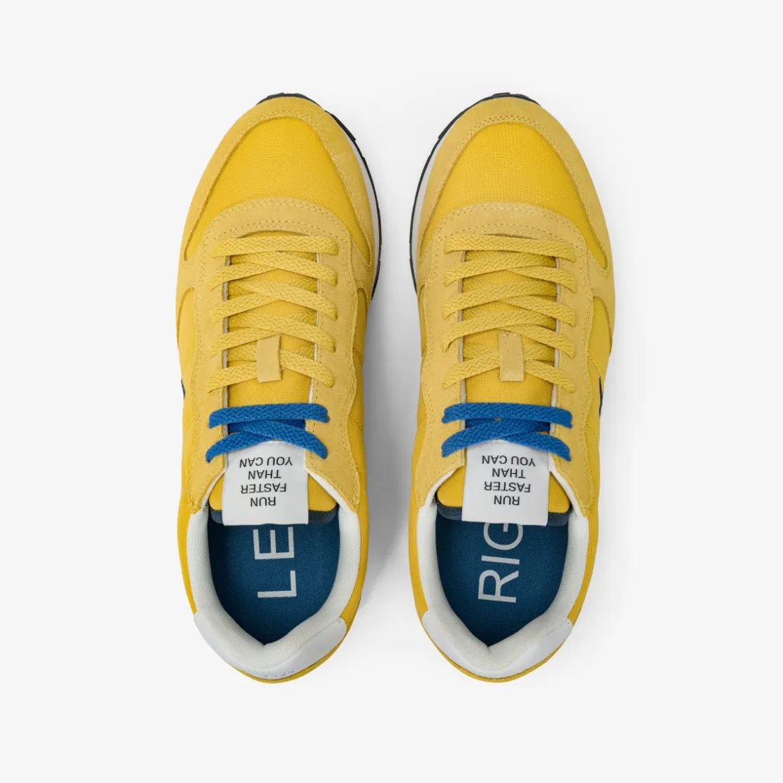 Online Sneaker Tom in nylon e suede giallo Uomo Scarpe|Uomo