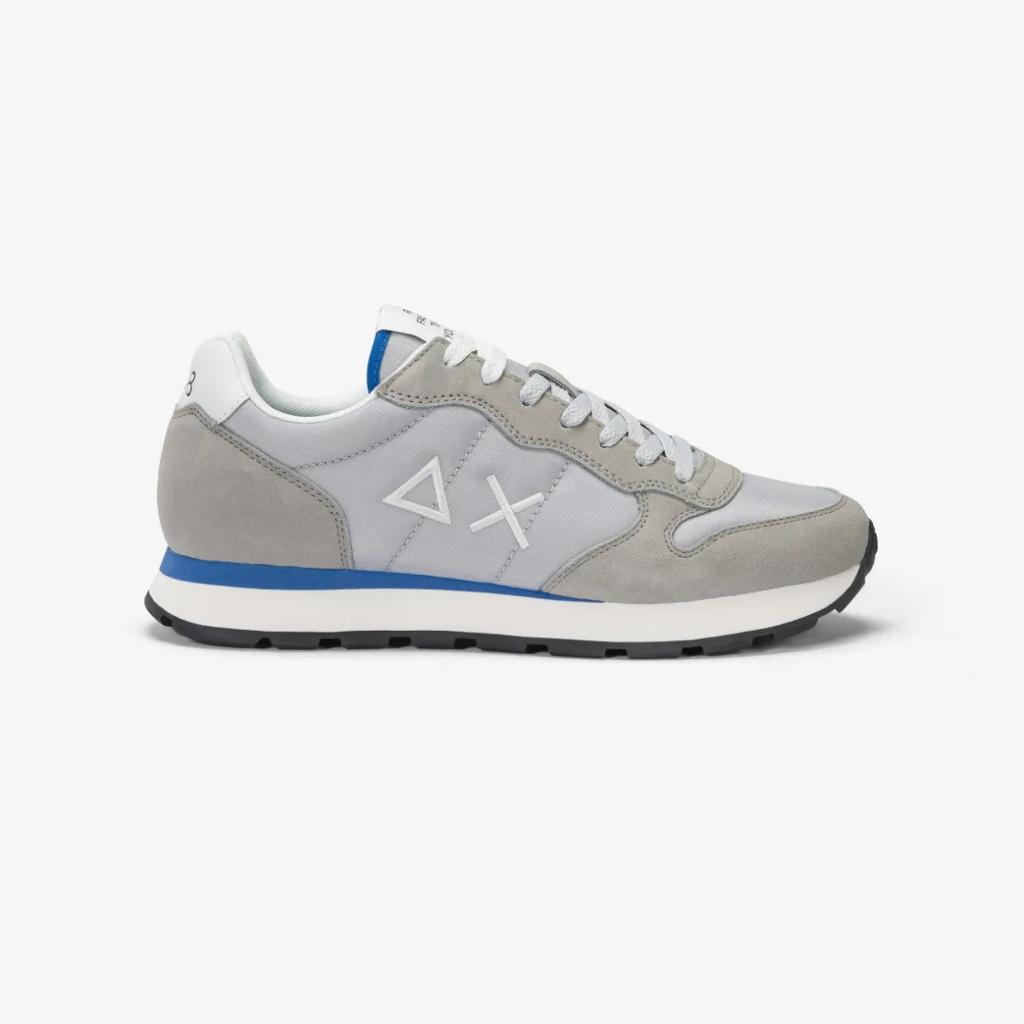 Fashion Sneaker Tom in nylon e suede grigio chiaro Uomo Scarpe|Uomo
