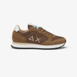 Best Sneaker Tom in nylon e suede marrone Uomo Scarpe|Uomo