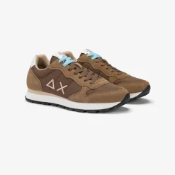 Best Sneaker Tom in nylon e suede marrone Uomo Scarpe|Uomo