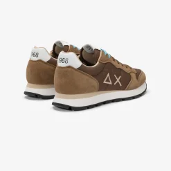 Best Sneaker Tom in nylon e suede marrone Uomo Scarpe|Uomo