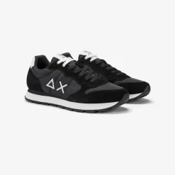 Discount Sneaker Tom in nylon e suede nero Uomo Scarpe|Uomo