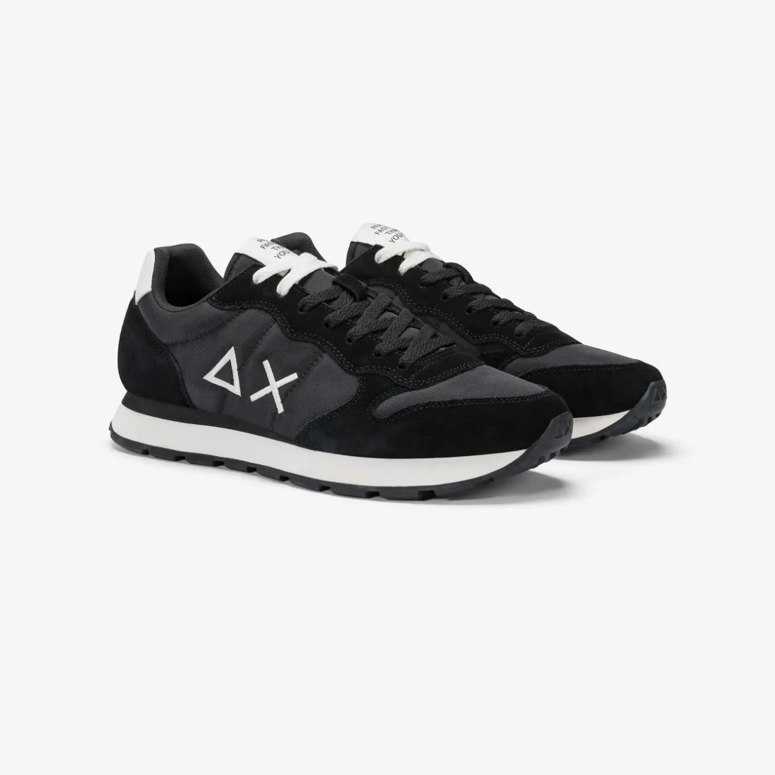 Discount Sneaker Tom in nylon e suede nero Uomo Scarpe|Uomo