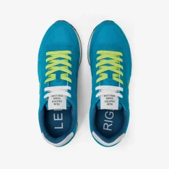Fashion Sneaker Tom in nylon e suede ottanio chiaro Uomo Scarpe|Uomo