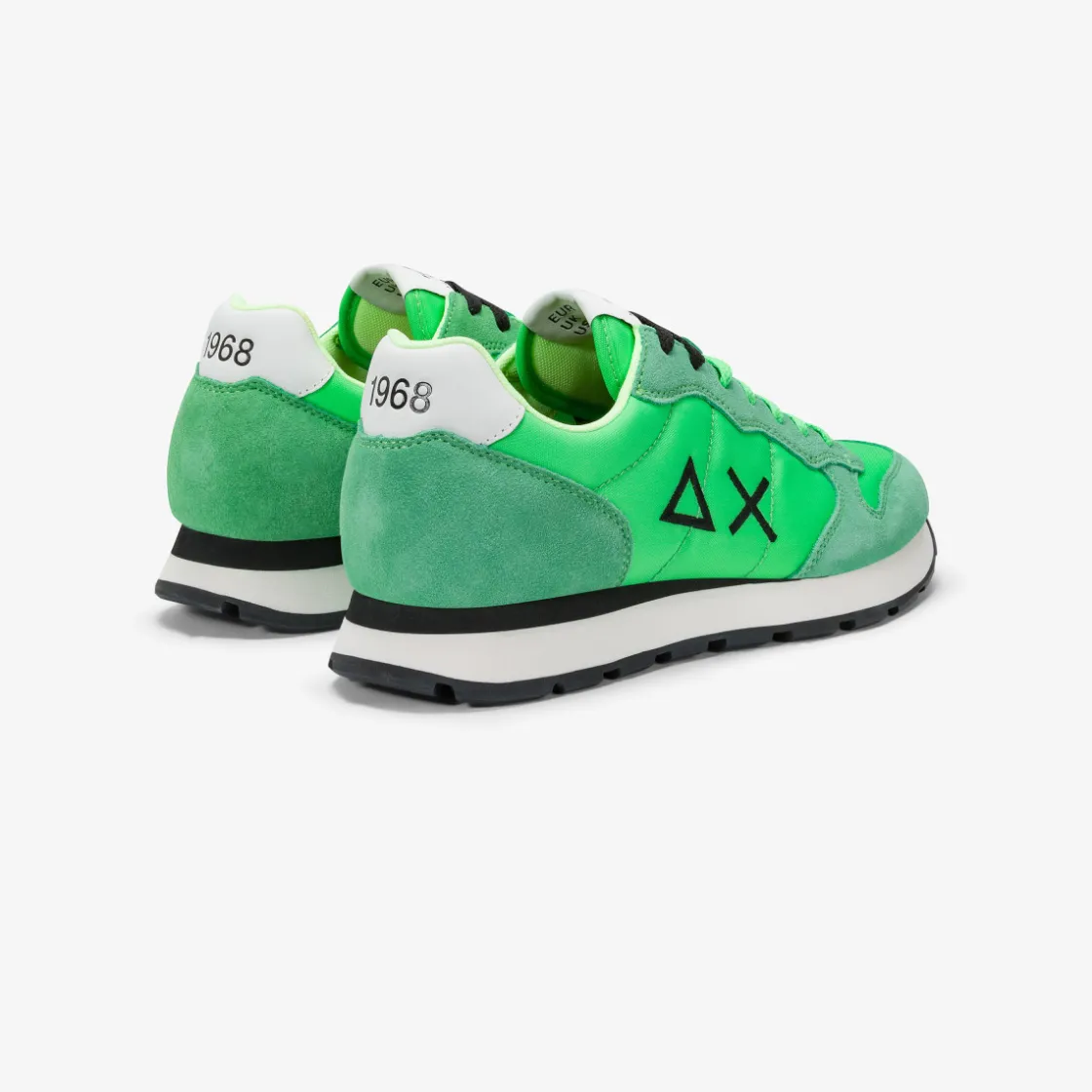Discount Sneaker Tom in nylon e suede verde fluo Uomo Scarpe|Uomo
