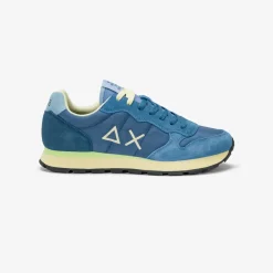 New Sneaker Tom Multicolor in nylone e suede avio scuro Uomo Scarpe|Uomo