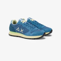 New Sneaker Tom Multicolor in nylone e suede avio scuro Uomo Scarpe|Uomo