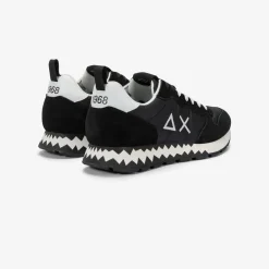 Outlet Sneaker Tom Snake in nylon e suede nero Uomo Scarpe|Uomo