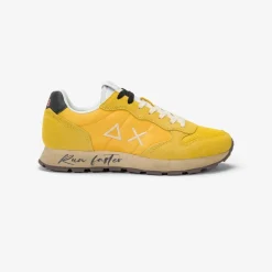 Outlet Sneaker Tom Vintage in nylon e suede giallo Uomo Scarpe|Uomo