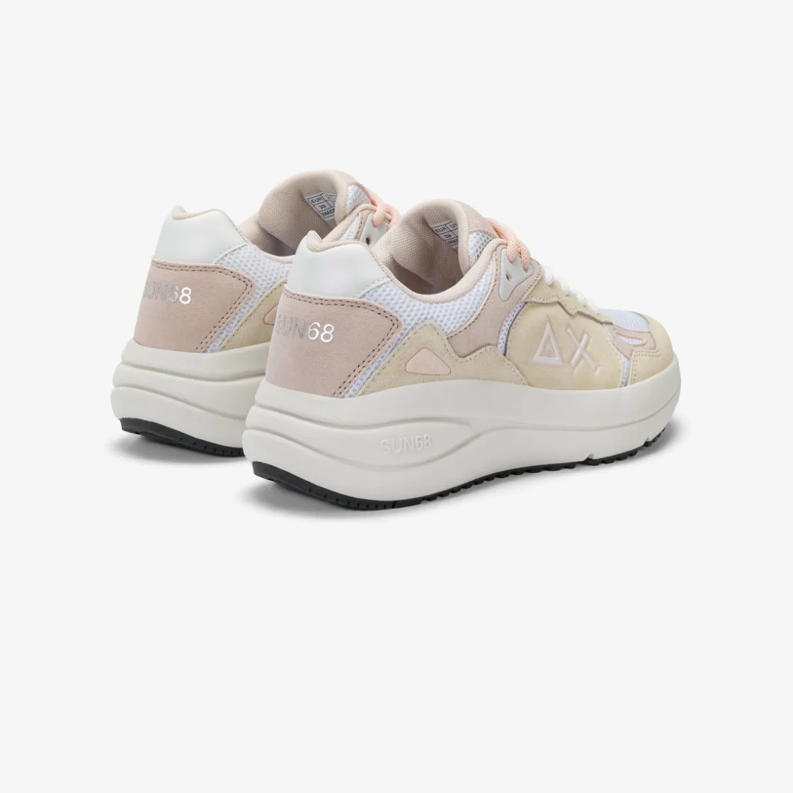 Sale Sneaker Venus in suede e mesh bianco panna Donna Scarpe|Donna