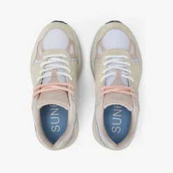 Sale Sneaker Venus in suede e mesh bianco panna Donna Scarpe|Donna