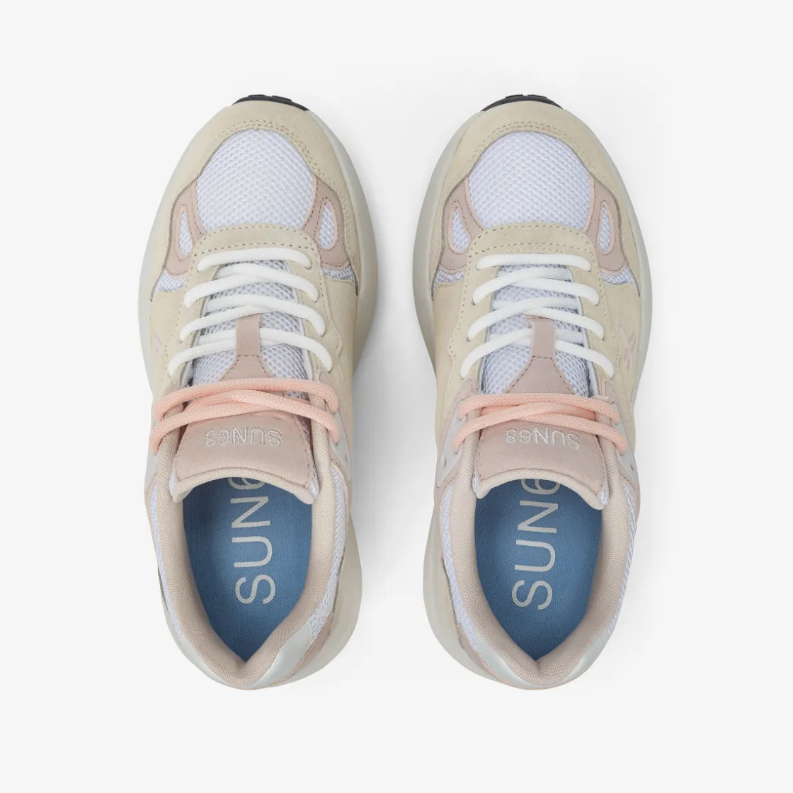 Sale Sneaker Venus in suede e mesh bianco panna Donna Scarpe|Donna