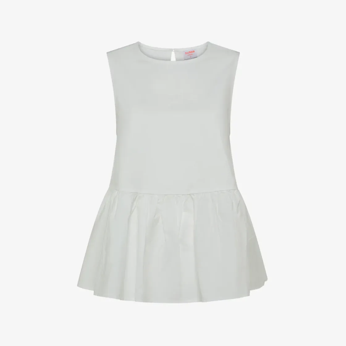 Online Top in cotone bianco panna Donna T-Shirts