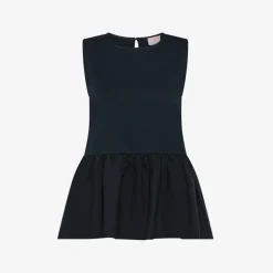 Best Top in cotone blu navy Donna T-Shirts
