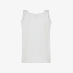 New Top in cotone Sangallo bianco Donna T-Shirts
