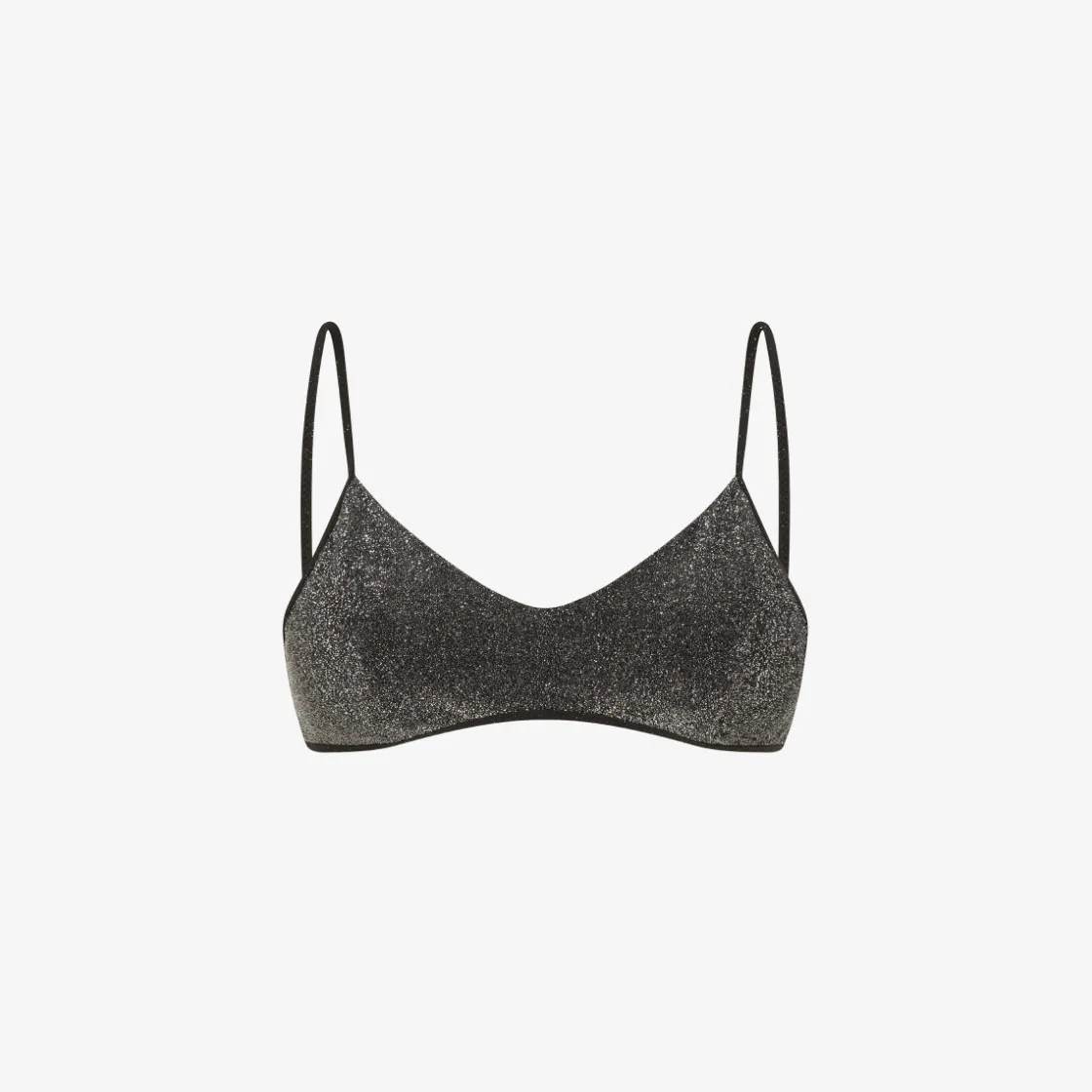 Online Top mare in lurex nero Donna Costumi Donna