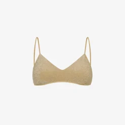 Fashion Top mare in lurex oro Donna Costumi Donna