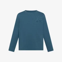 Outlet T-shirt avio scuro a maniche lunghe Bambino T-Shirts