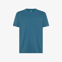 Outlet T-shirt avio scuro con lavaggio vintage Uomo T-Shirts