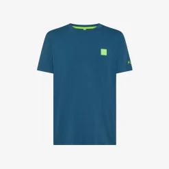 Online T-shirt avio scuro con patch fluo Uomo T-Shirts