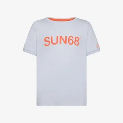 Clearance T-shirt bianca con stampa fluo Bambino T-Shirts