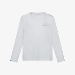 Discount T-shirt bianco panna a maniche lunghe Bambino T-Shirts