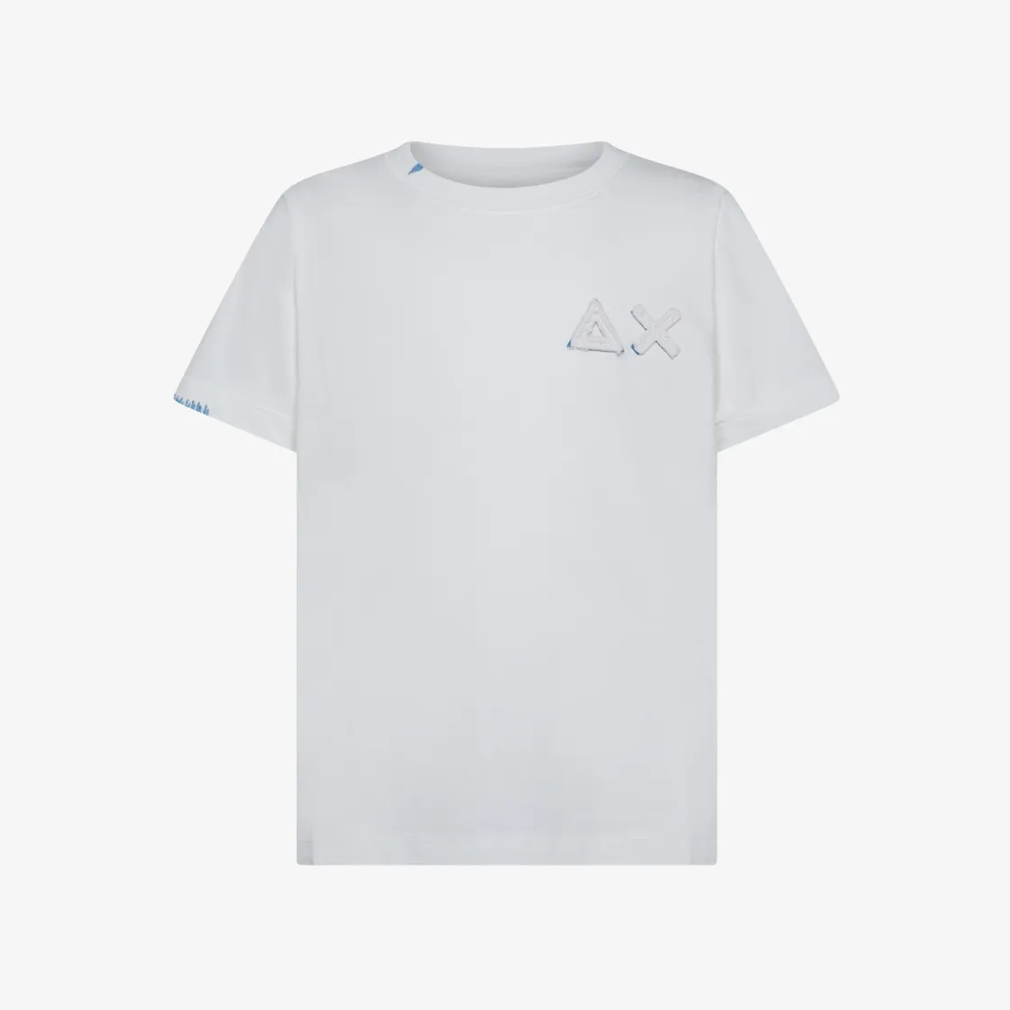 New T-shirt bianco panna con lavaggio vintage Bambino T-Shirts