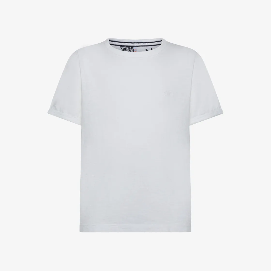 Outlet T-shirt bianco panna in cotone fiammato Bambino T-Shirts