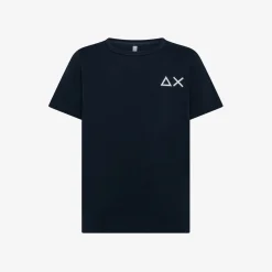 Discount T-shirt blu navy con logo Bambino T-Shirts
