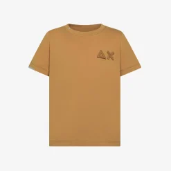 Online T-shirt cammello con lavaggio vintage Bambino T-Shirts