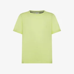 New T-shirt giallo limone in cotone fiammato Bambino T-Shirts