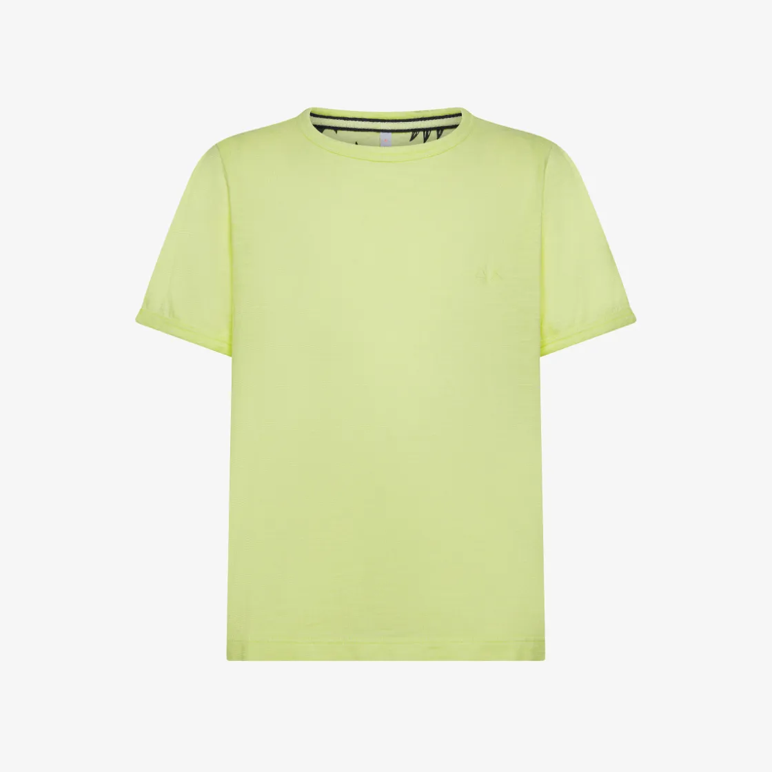New T-shirt giallo limone in cotone fiammato Bambino T-Shirts