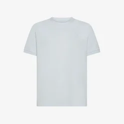 Fashion T-shirt in cotone bianco con logo ricamato Uomo T-Shirts