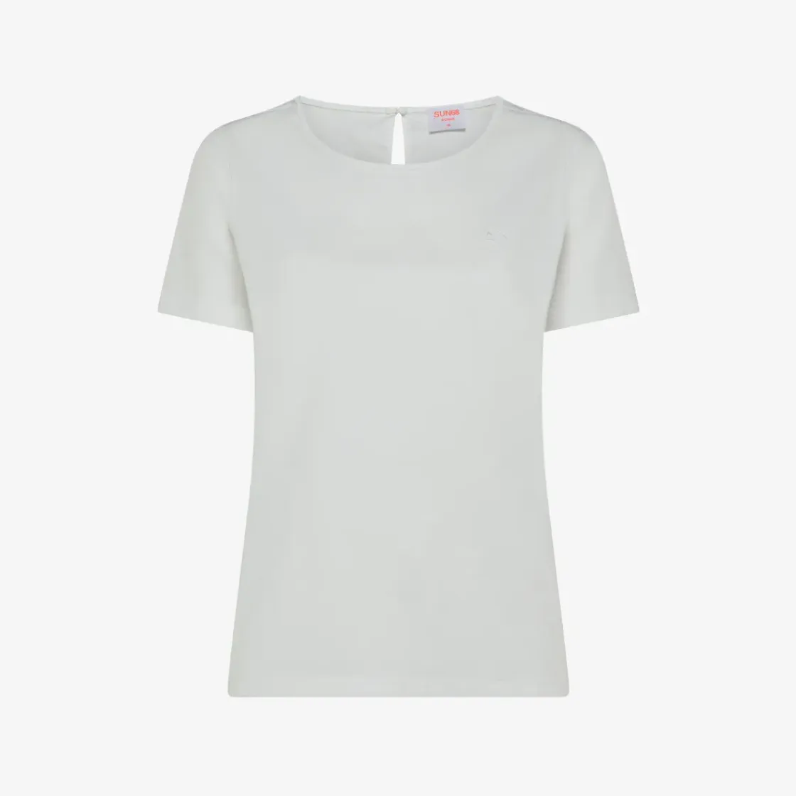 New T-shirt in cotone bianco panna Donna T-Shirts
