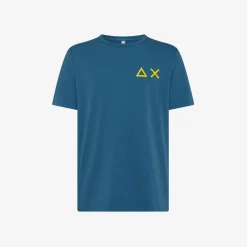 Best T-shirt in jersey di cotone avio scuro Uomo T-Shirts