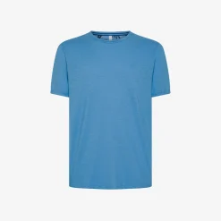 New T-shirt in jersey di cotone avio Uomo T-Shirts